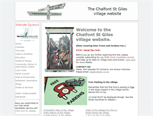 Tablet Screenshot of chalfontstgiles.org.uk